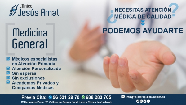 SERVICIO DE MEDICINA GENERAL EN CLÍNICA DE ESPECIALIDADES JESÚS AMAT